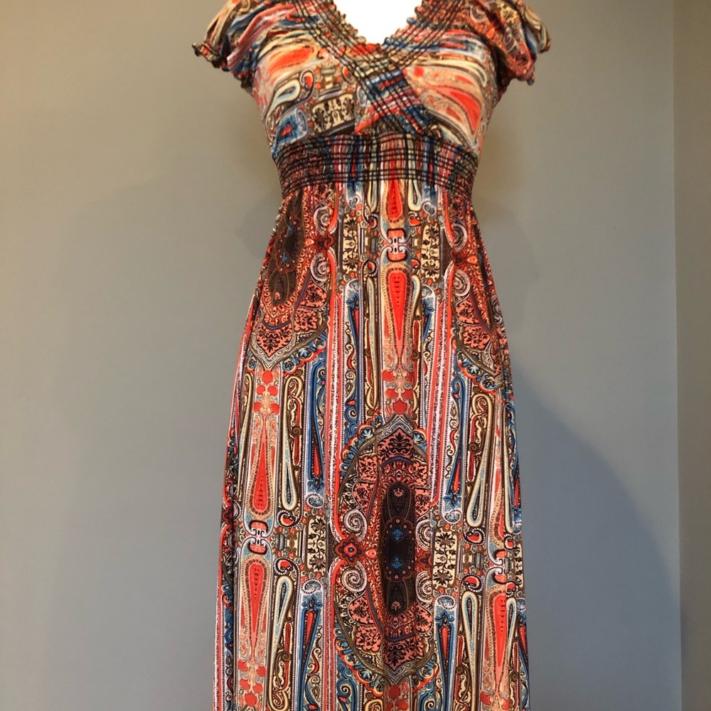 Lapogee maxi dress- bohemian chic maxi dress